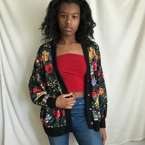 Floral Sweater